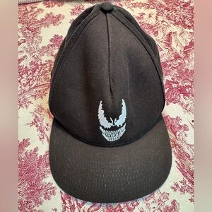 Vans Marvel Venom Snapback Hat Black Youth Adjustable Cap